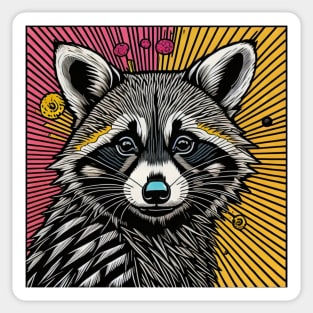 Strawberry Lemonade Raccoon Sticker